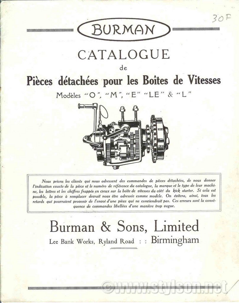 burman gearboxes spare parts