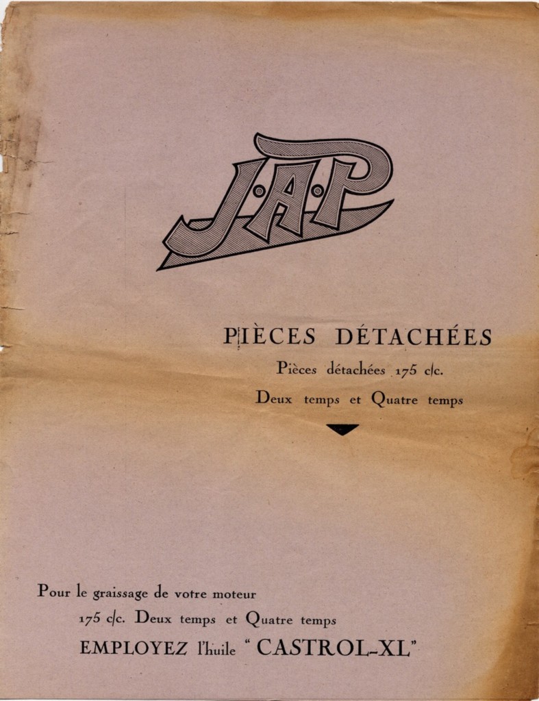 Pièces détachées pour moteur JAP 175